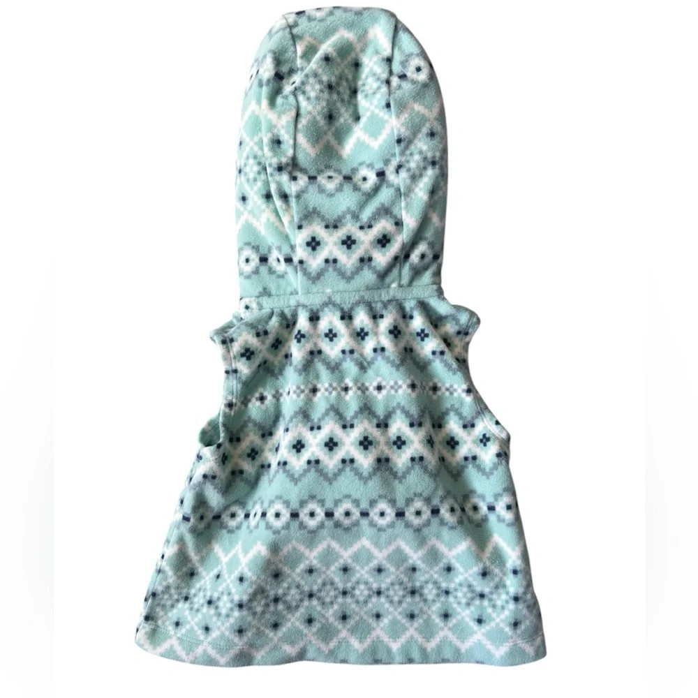 Carter’s Girl’s Fleece Geometric Pattern Hooded Vest | 6M